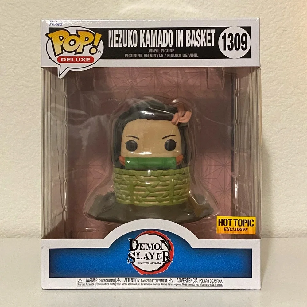 Hot Topic Exclusive 6” Nezuko Kamado In Basket Pop! Funko Vinyl Figure [1309] - Picture 3 of 9